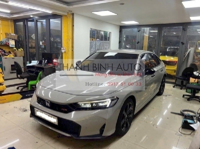 Wrap đổi màu, Teckwrap Vintage Grey cho xe HONDA CIVIC 2025